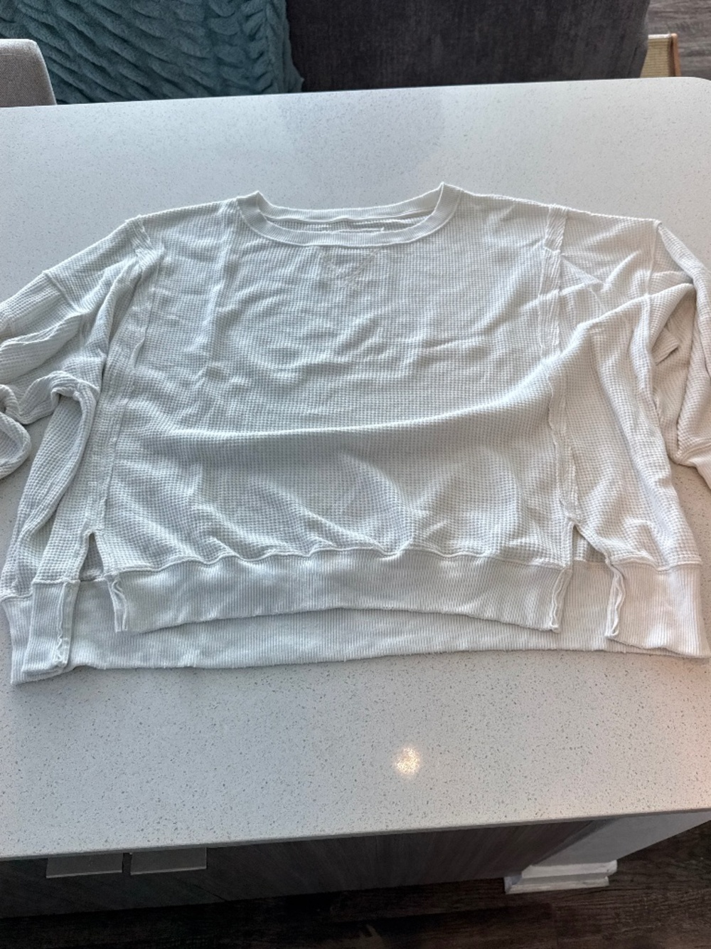 American Eagle Oversized Waffle Knit Sweater
